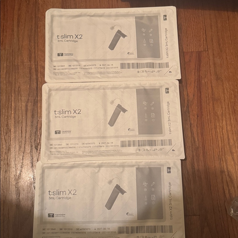 Tandem t:slim X2 3ml Cartridges, 3 Boxes